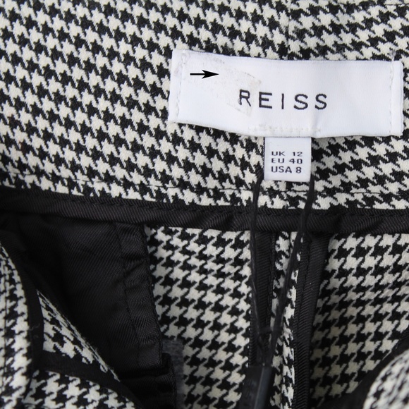 NWT REISS Arlo Check Trousers US 8/ EU 40 - Picture 15 of 16
